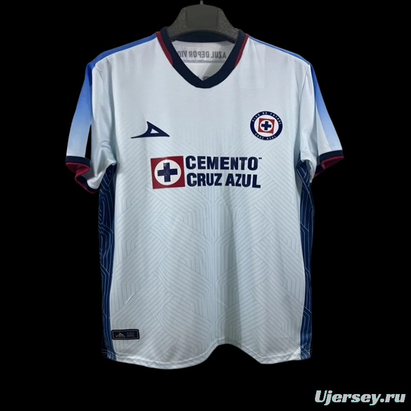 23/24 Cruz Azul Away White Jersey