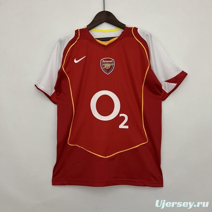 Retro 04/05 Arsenal Home Jersey