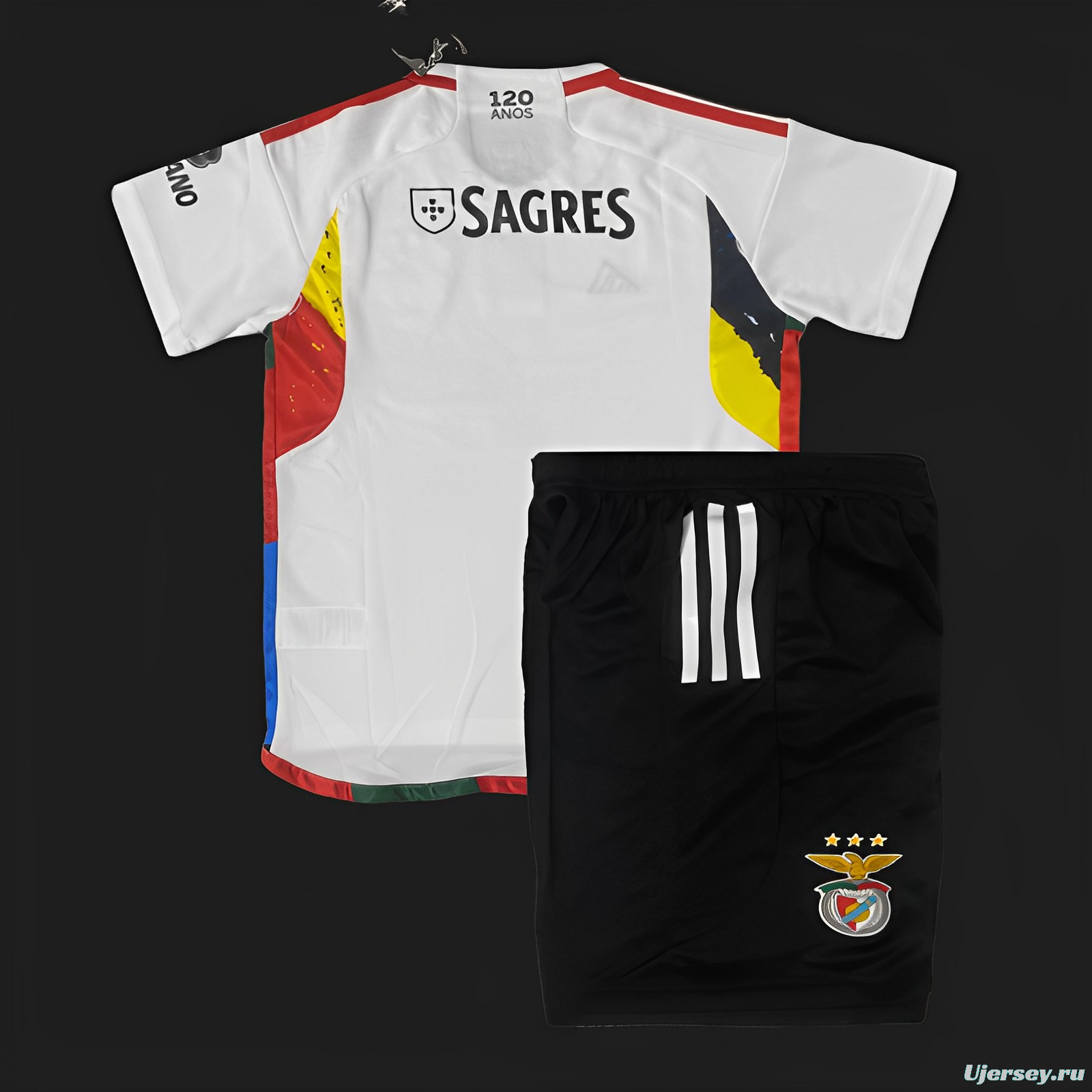 23/24 Kids Benfica Third White Jersey