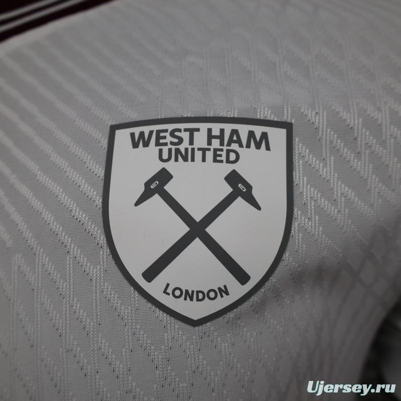 Player Version 23/24 West Ham United Away Jersey