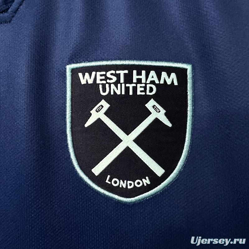 23/24 West Ham Third Blue Jersey