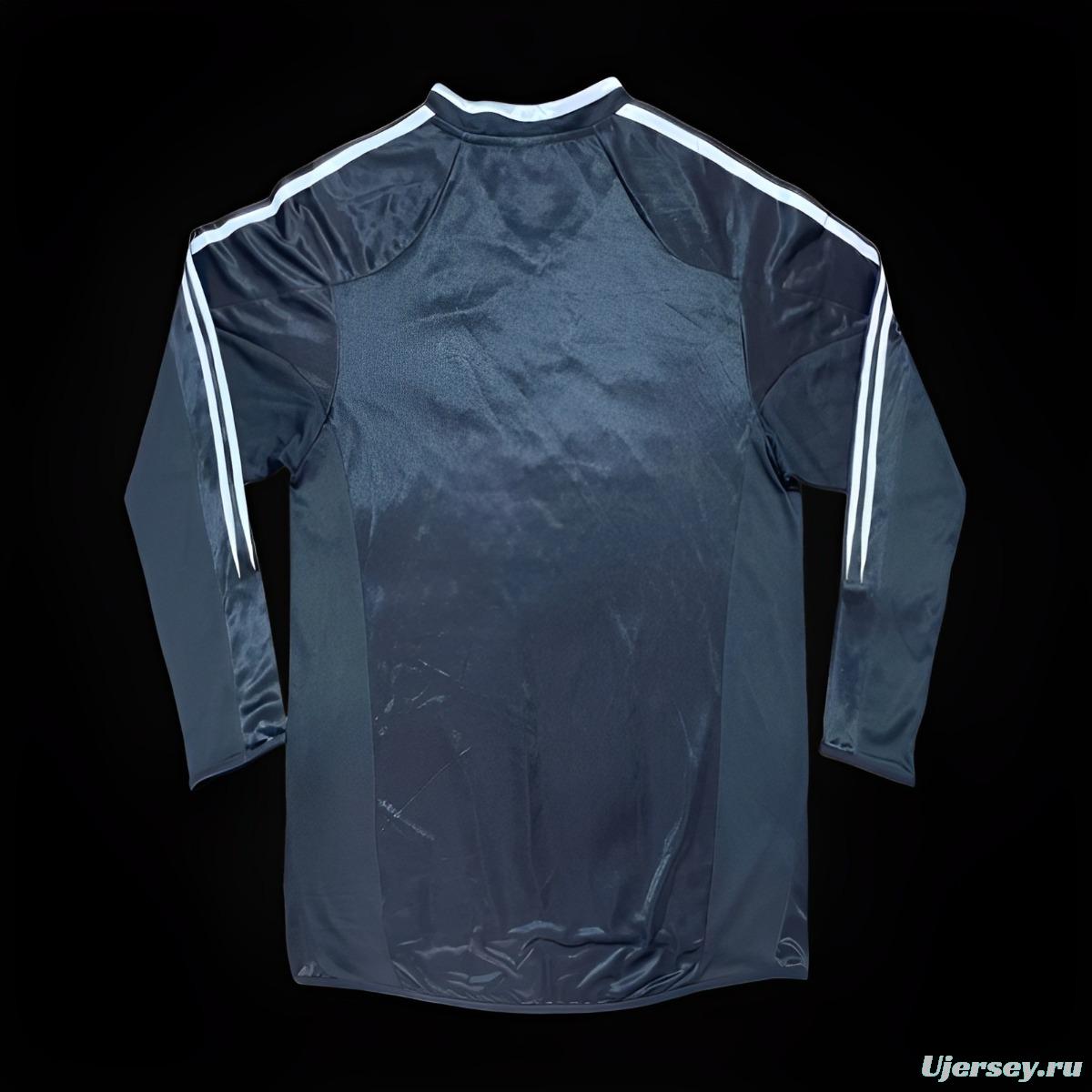 Retro 04/05 Real Madrid Third Black Long Sleeve Jersey