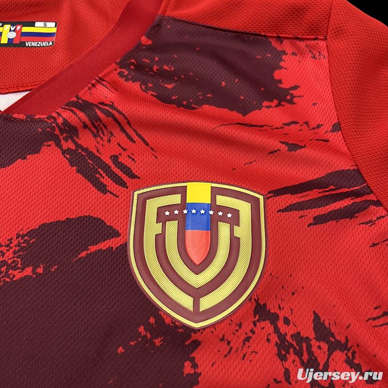 2023 Venezuela Home Red  Jersey