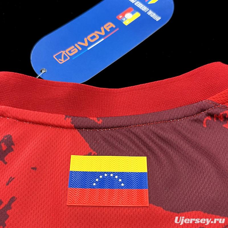 2023 Venezuela Home Red  Jersey