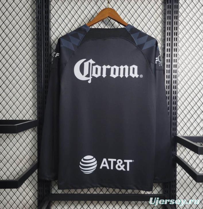 23/24 Club America Black Long Sleeve Goalkeeper Jersey