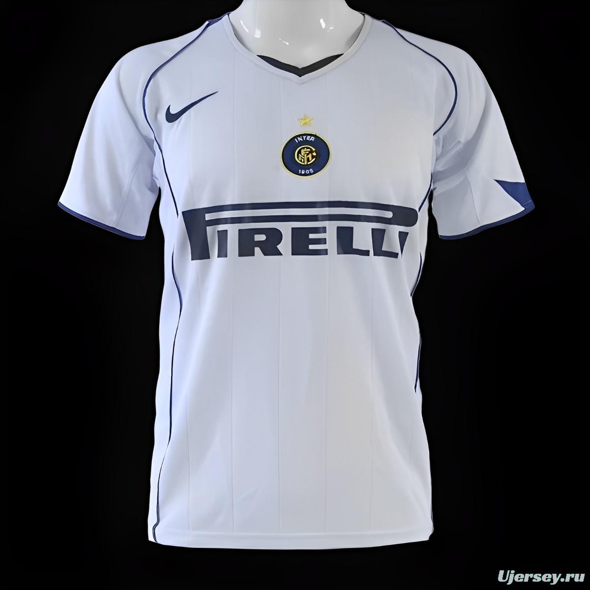 Retro 04/05 Inter Milan Away White Jersey