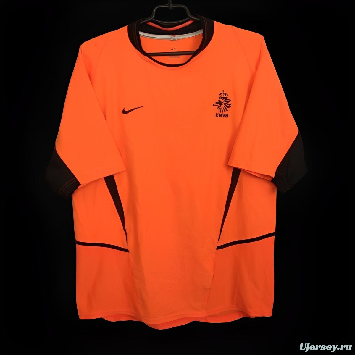Retro 2002 Netherlands Home Jersey