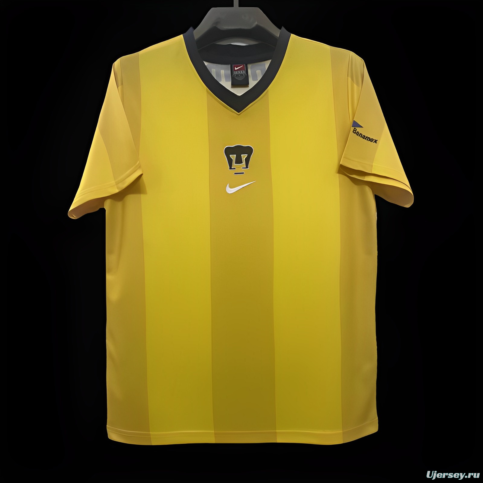 Retro 00/01 Pumas UNAM Away Yellow Jersey