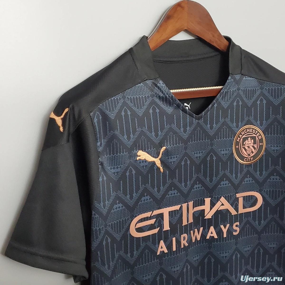 Retro 20/21 Manchester City Away Black Jersey