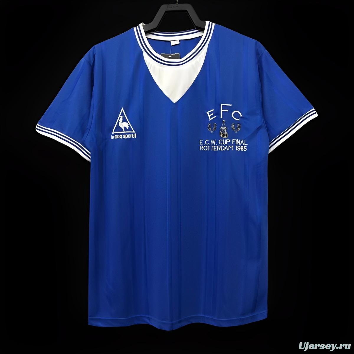 Retro 85/86 Everton Home Soccer Jersey