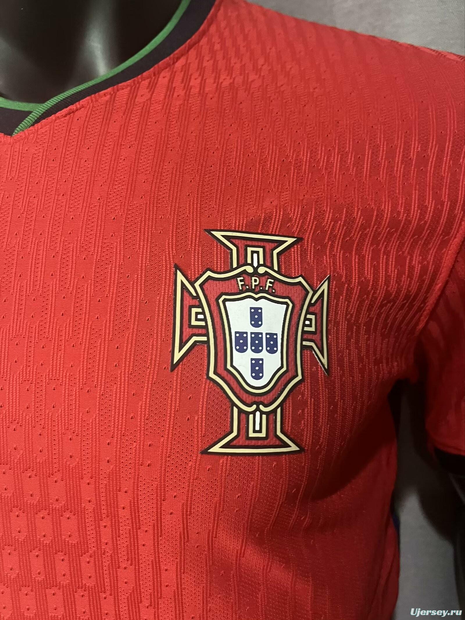 Player Version 2024 Portugal Home Jersey