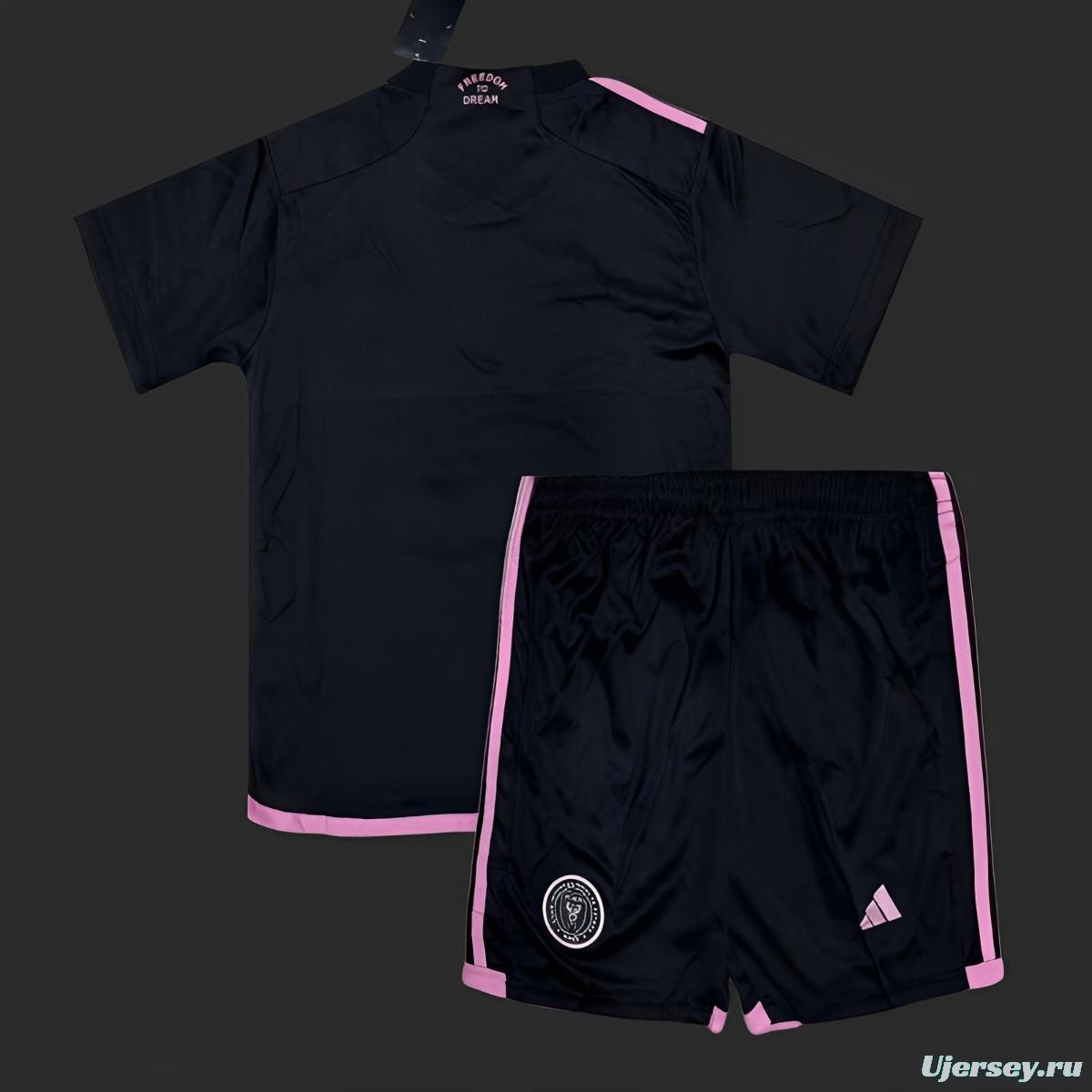 24/25 Kids Inter Miami Away Black Jersey