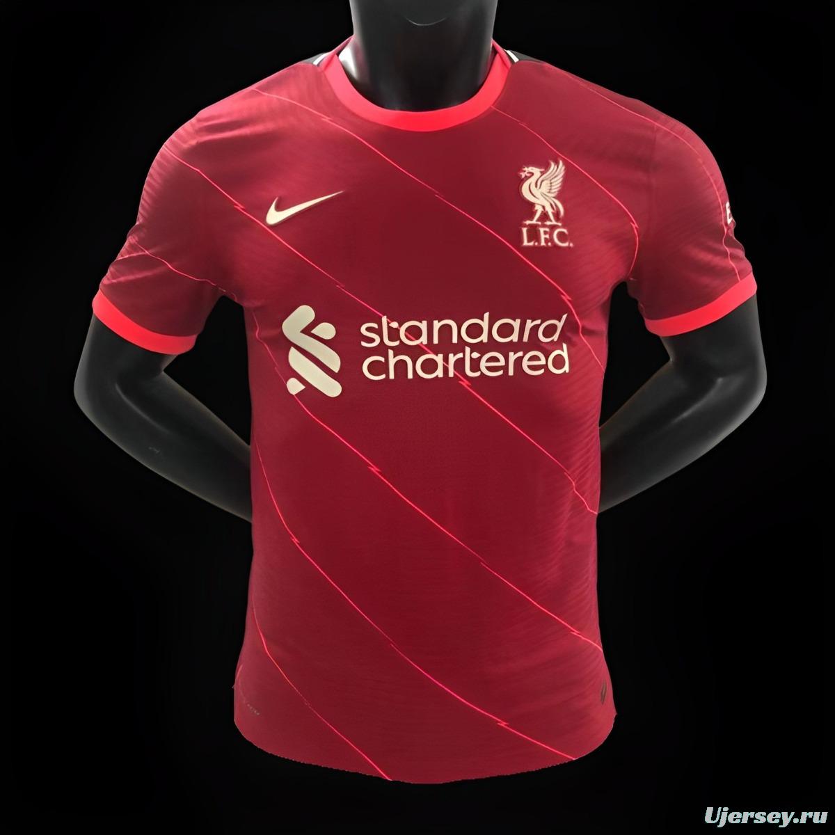 Player Version 21/22 Retro Liverpool Home Jersey