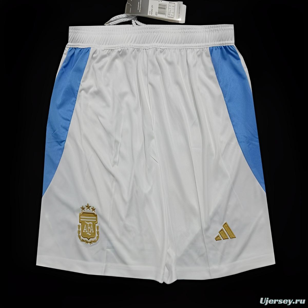 2024 Argentina Home White Shorts