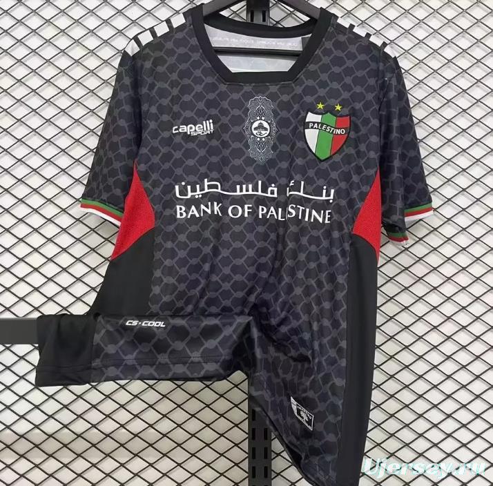 24/25 CD Palestino Away Black Jersey