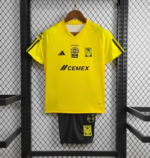 23/24 Kids Tigres UANL Yellow Training Jersey