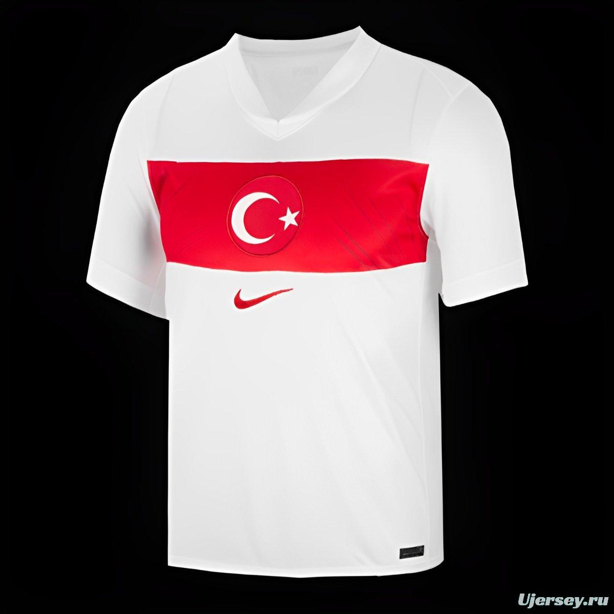 2024 Turkey Away White Jersey