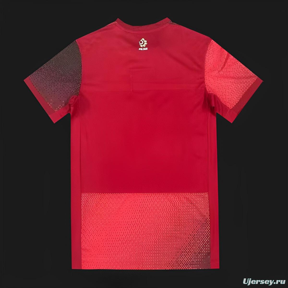 2024 Poland Red Pre-Match Jersey