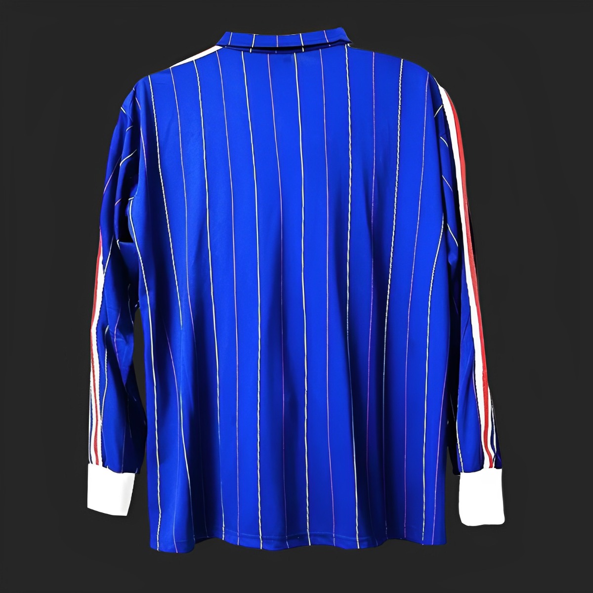 Retro 1982 France Home Long Sleeve Jersey