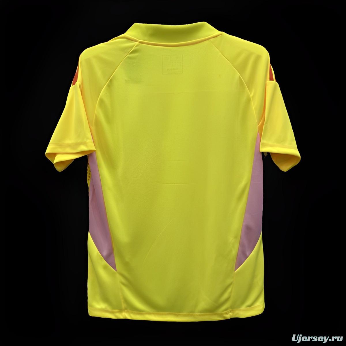 2024 Mexico Yellow Goalkeeper Jersey