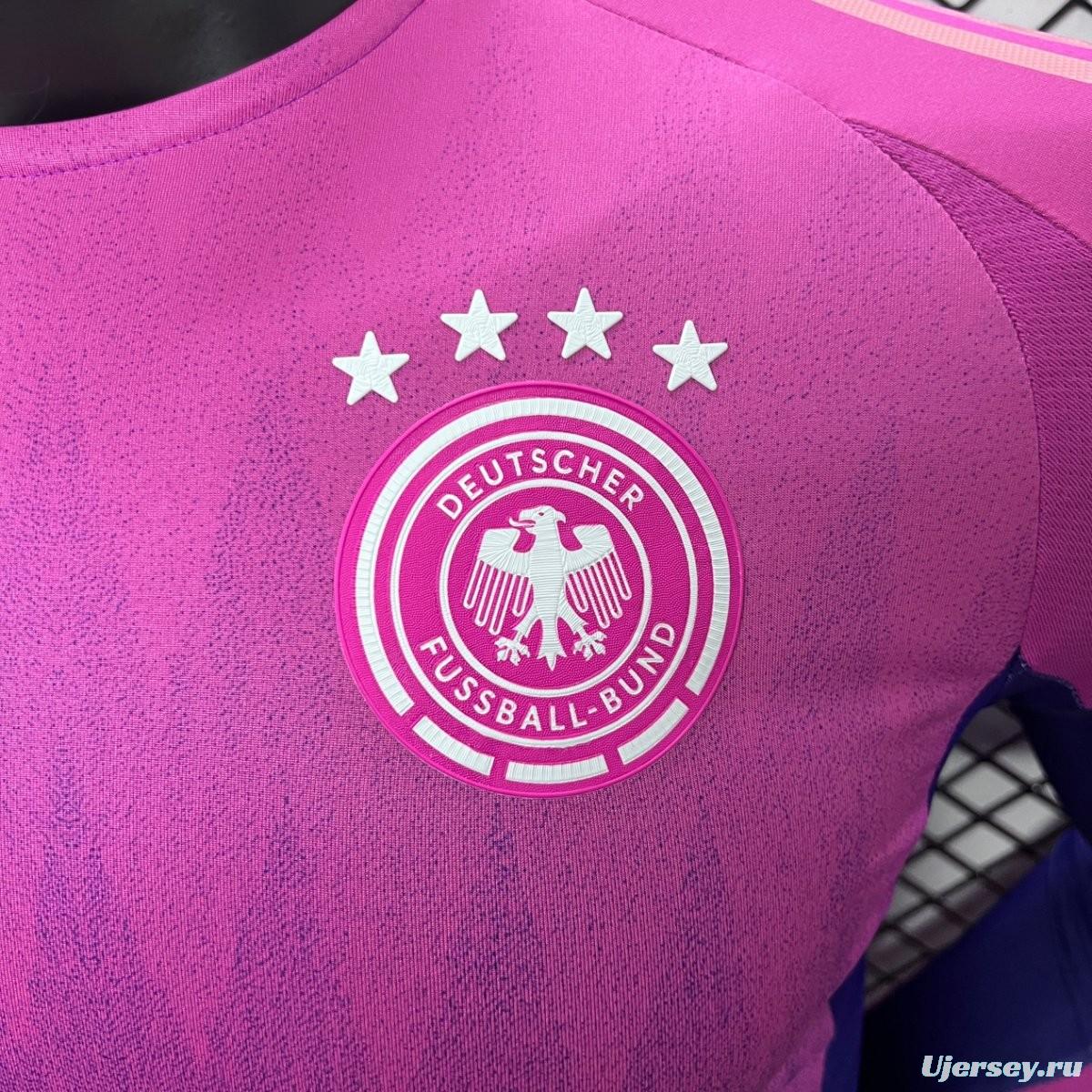Player Version 2024 Germany Away Long Sleeve Jersey
