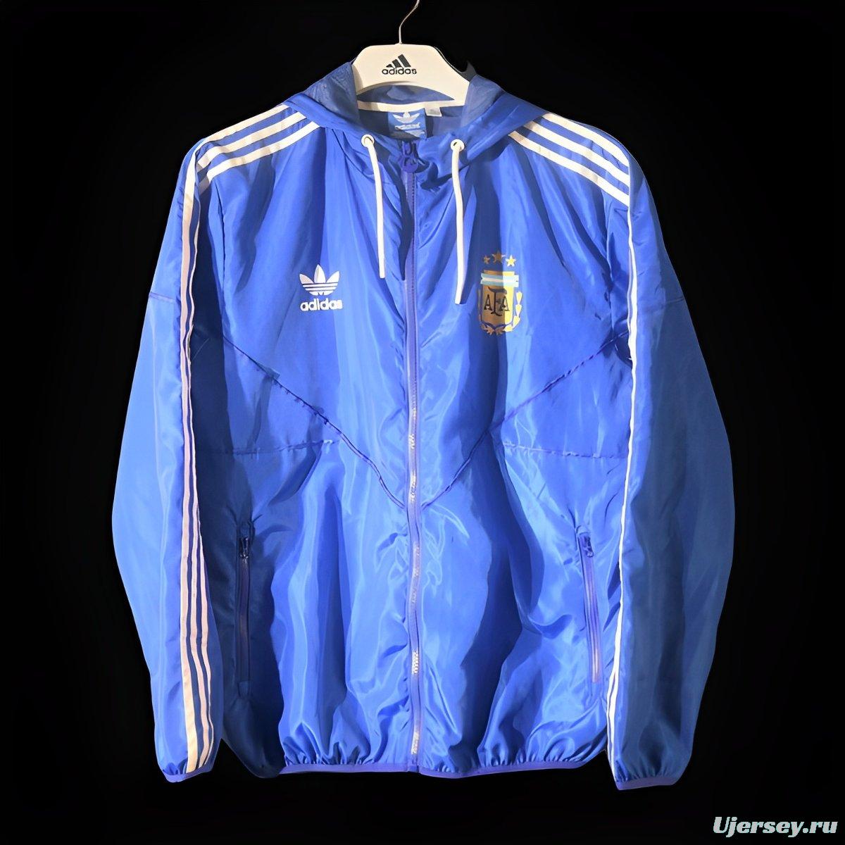 2024 Argentina Blue Windbreaker