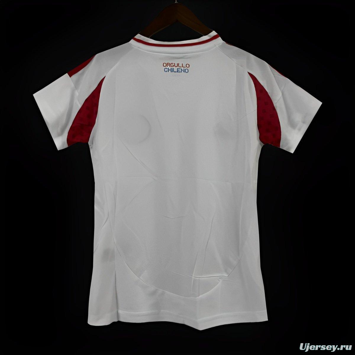 2024 Women Chile Away White Jersey