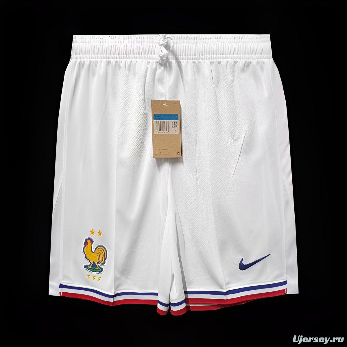 2024 France White Shorts