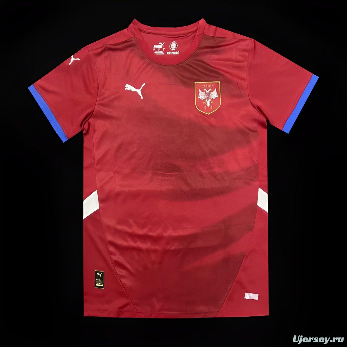 2024 Serbia Home Jersey