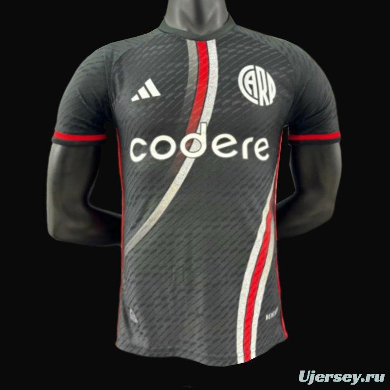 Player Version 24/25 River Plate Away Black Jersey