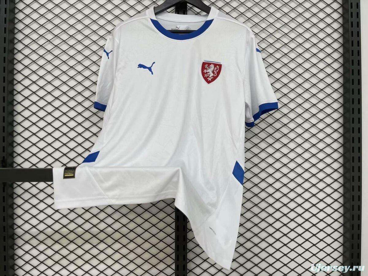 2024 Czech Republic Away White Jersey