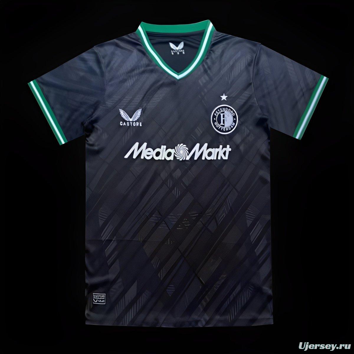 24/25 Feyenoord Rotterdam Away Black Jersey