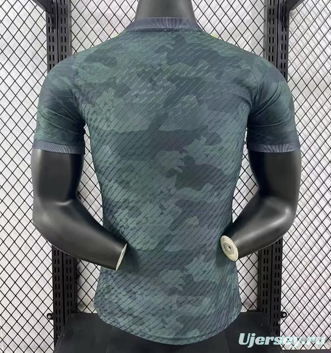 Player Version 23/24 Real Madrid Camouflage Green Jersey