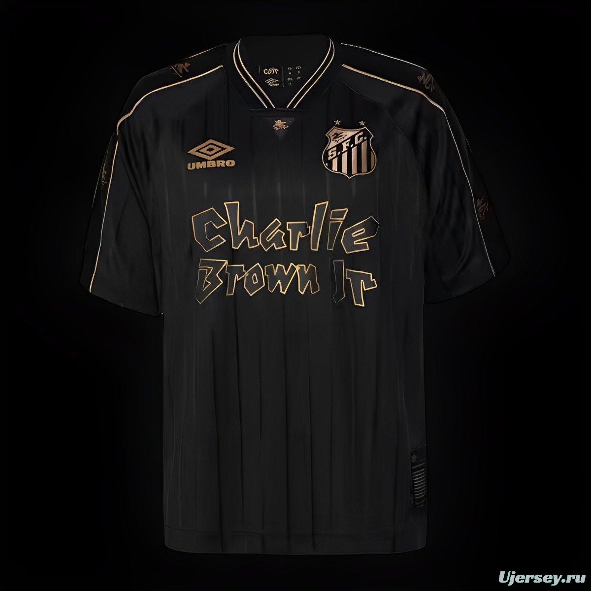 24/25 Santos Charlie Brown Jr Special Black Jersey