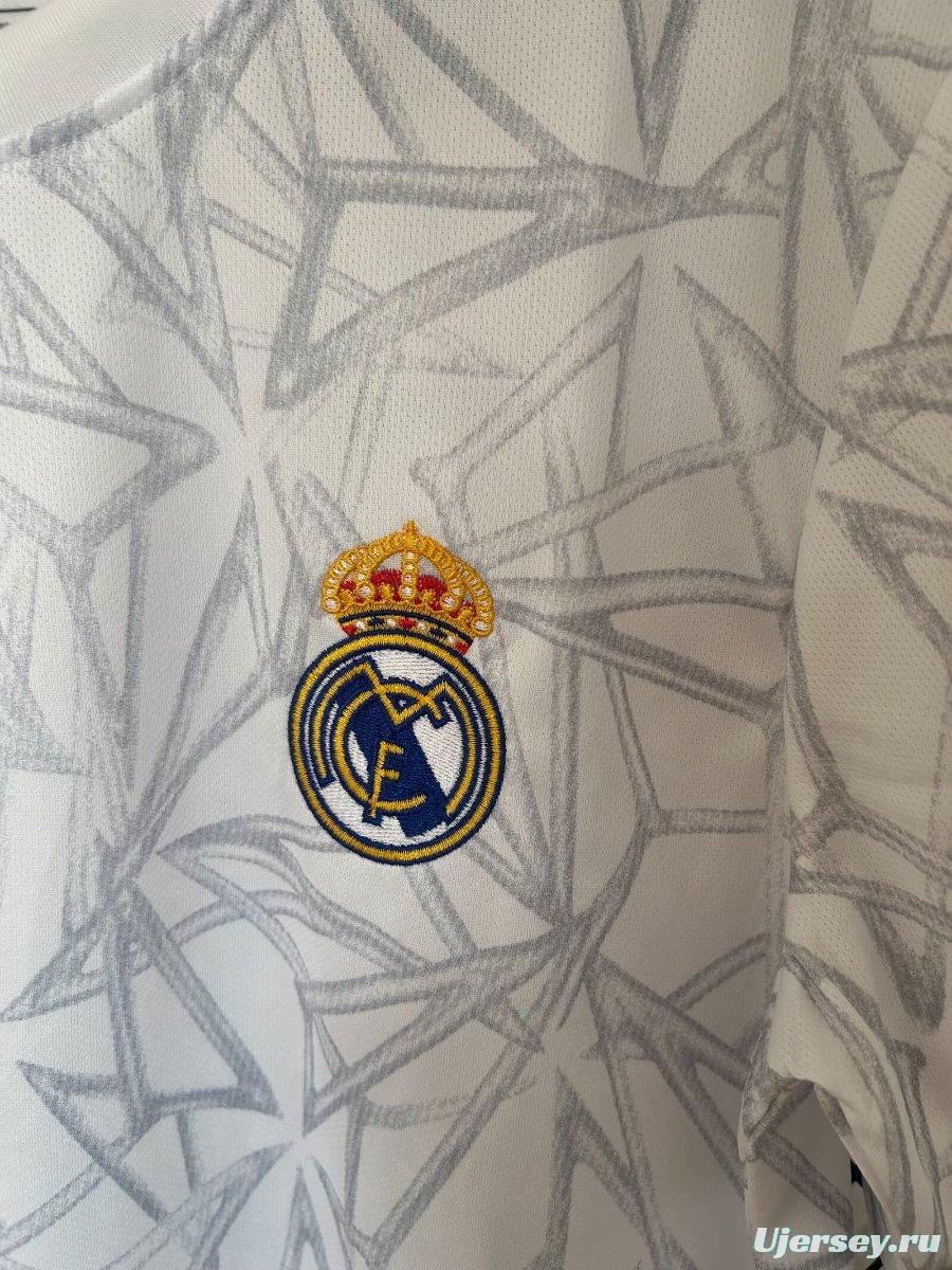 24/25 Real Madrid White Pre-Match Jersey