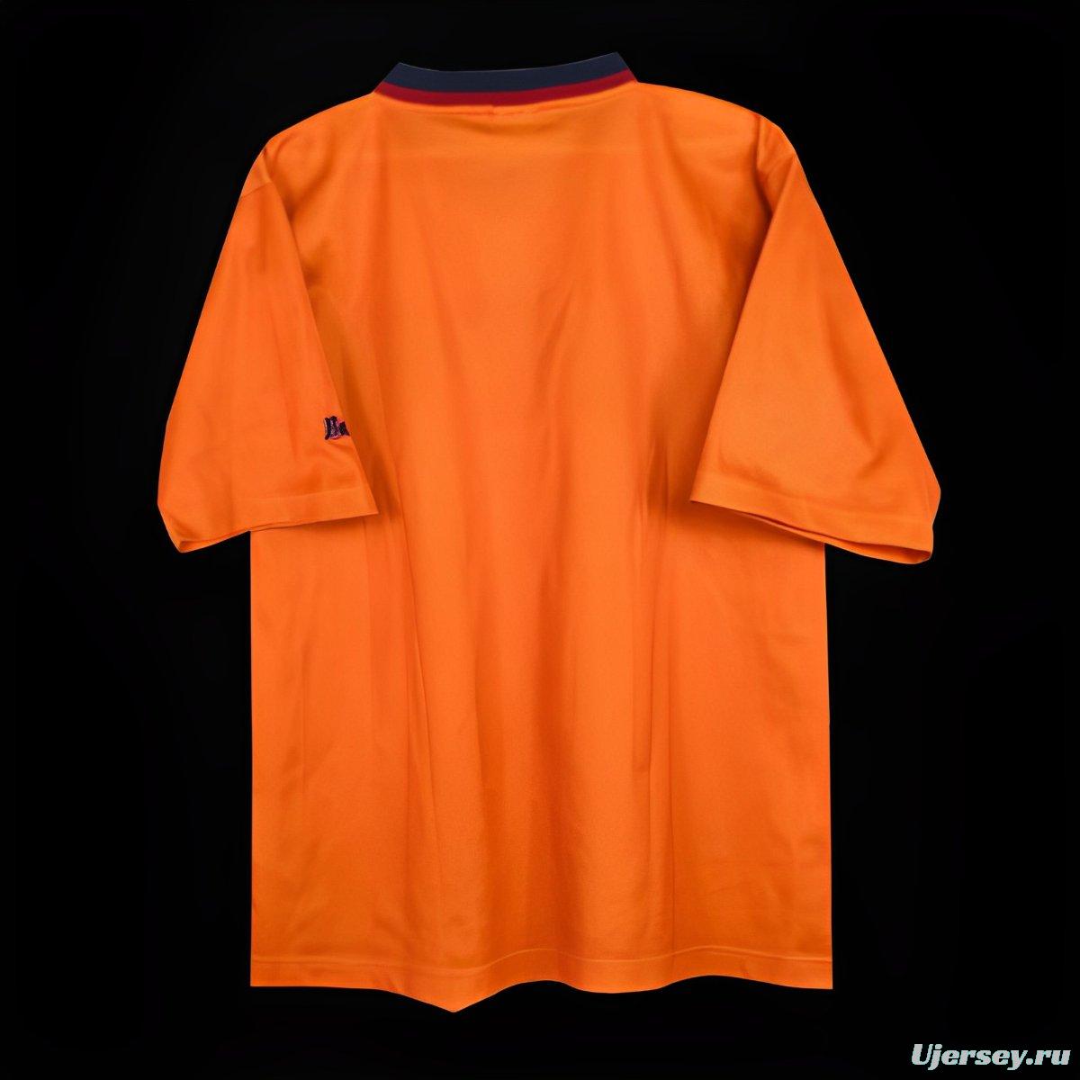 Retro 99/00 Barcelona Third Orange Jersey