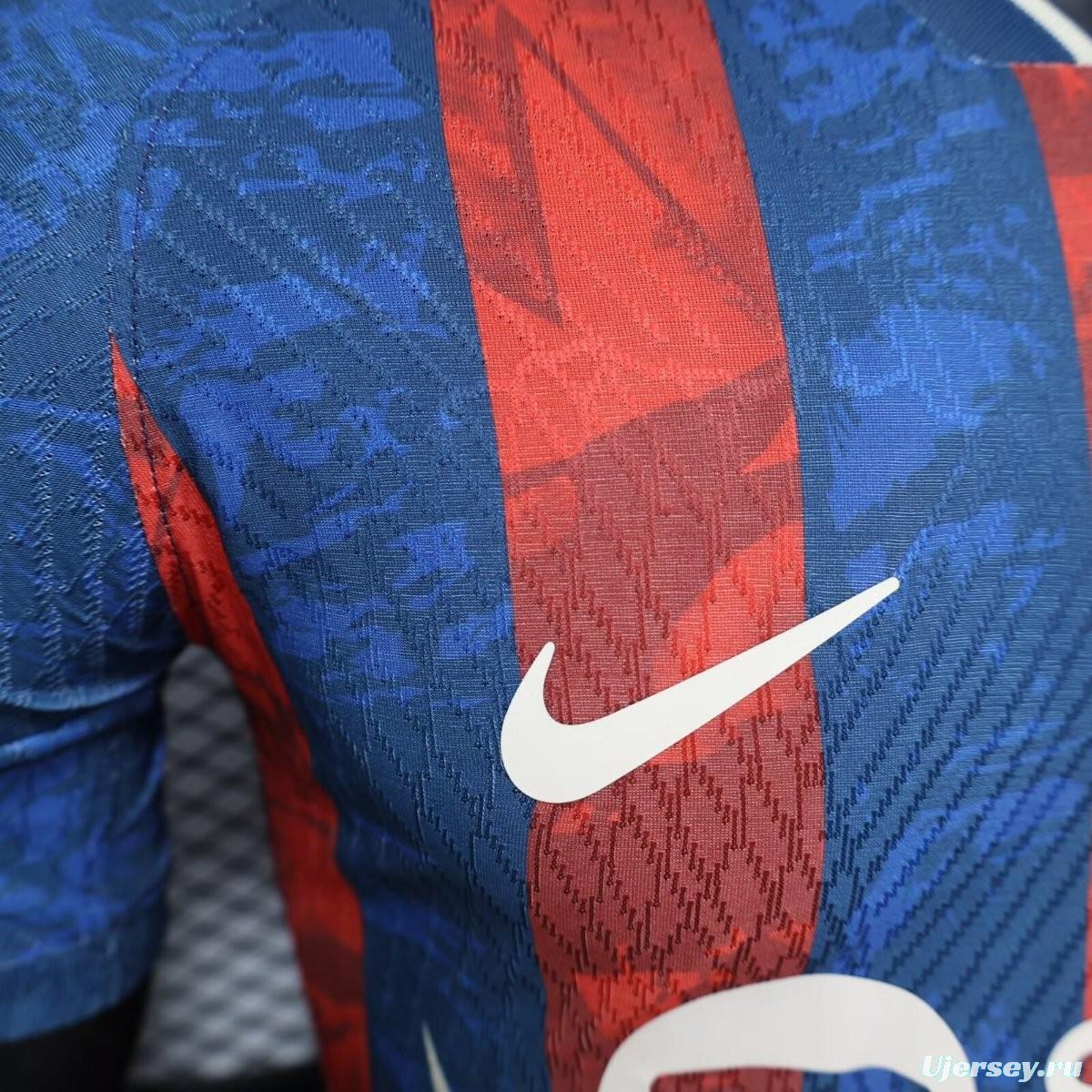 Player Version 24/25 Barcelona Red/Blue Special Jersey