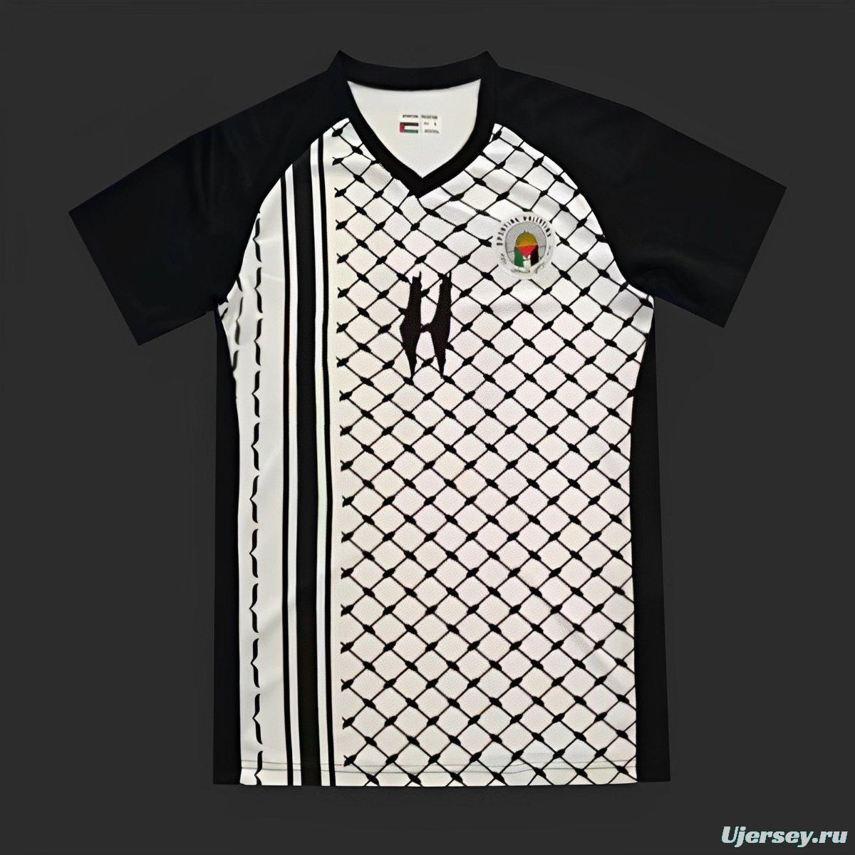 24/25 Palestine Black Kuffiyeh Jersey