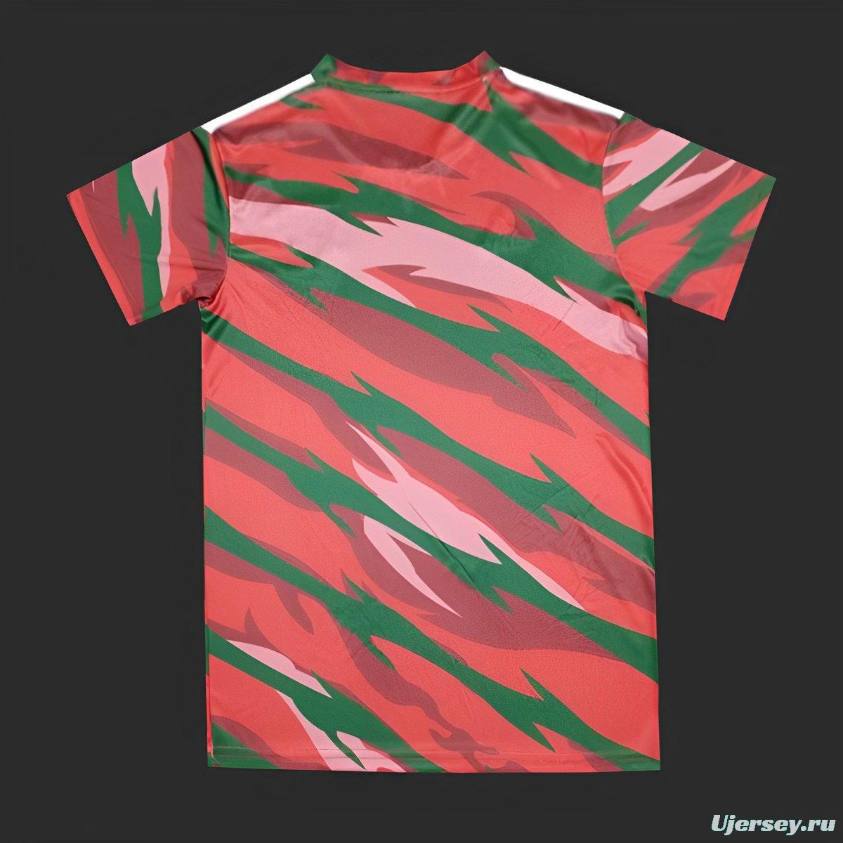 2024 Wales Orange Stripe Pre-Match Jersey