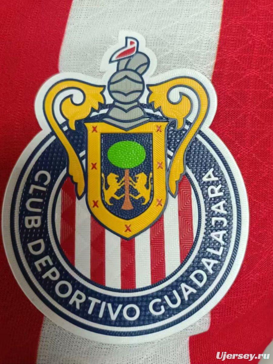 Player Version 24/25 Chivas Guadalajara Home Jersey