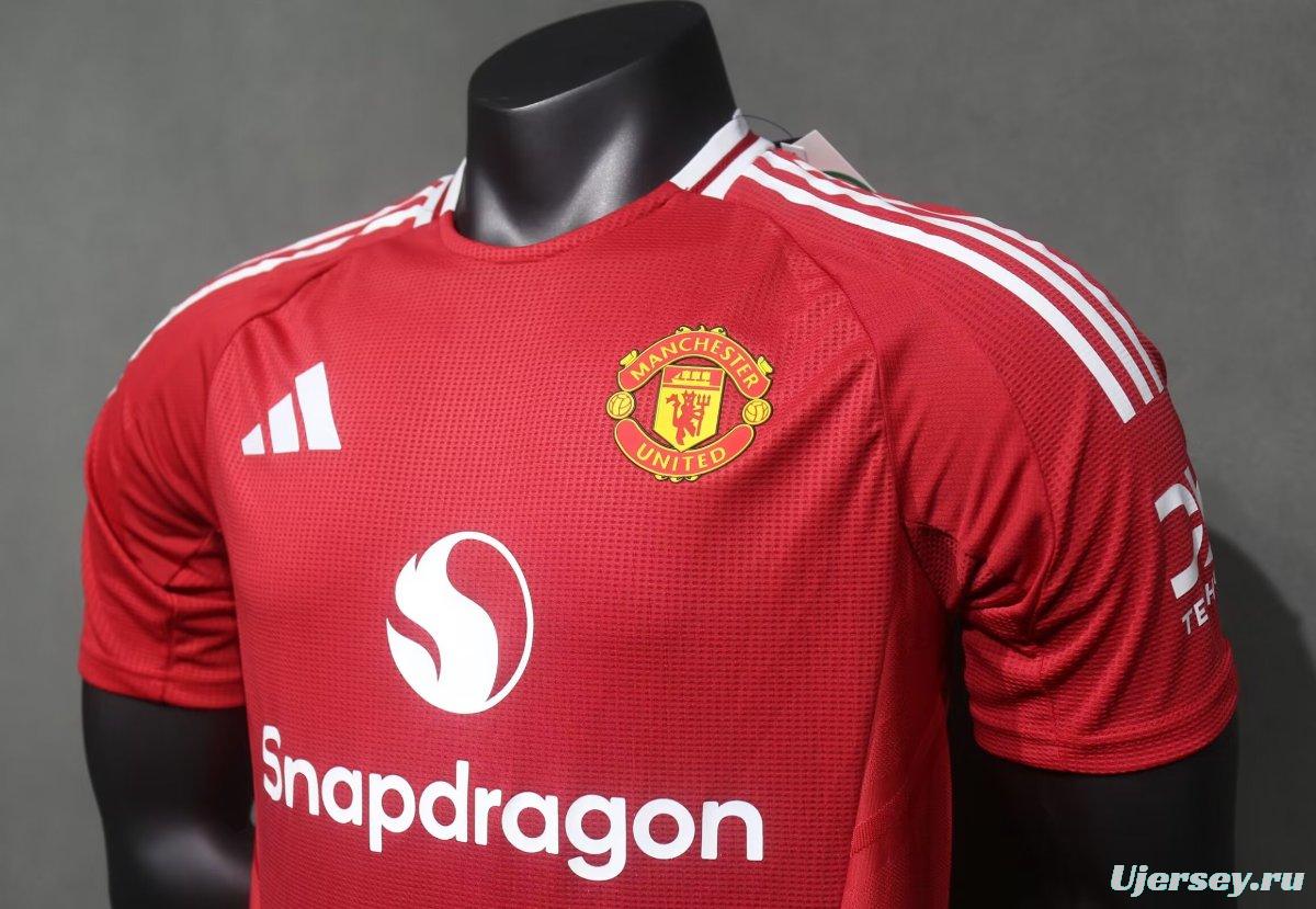 Player Version 24/25 Manchester United Home Jersey