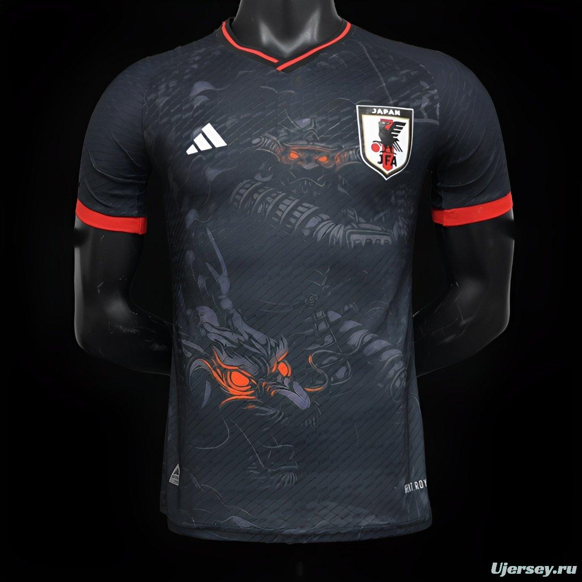 Player Version 2024 Japan Black Dragon With Glared Eye Concept Jersey