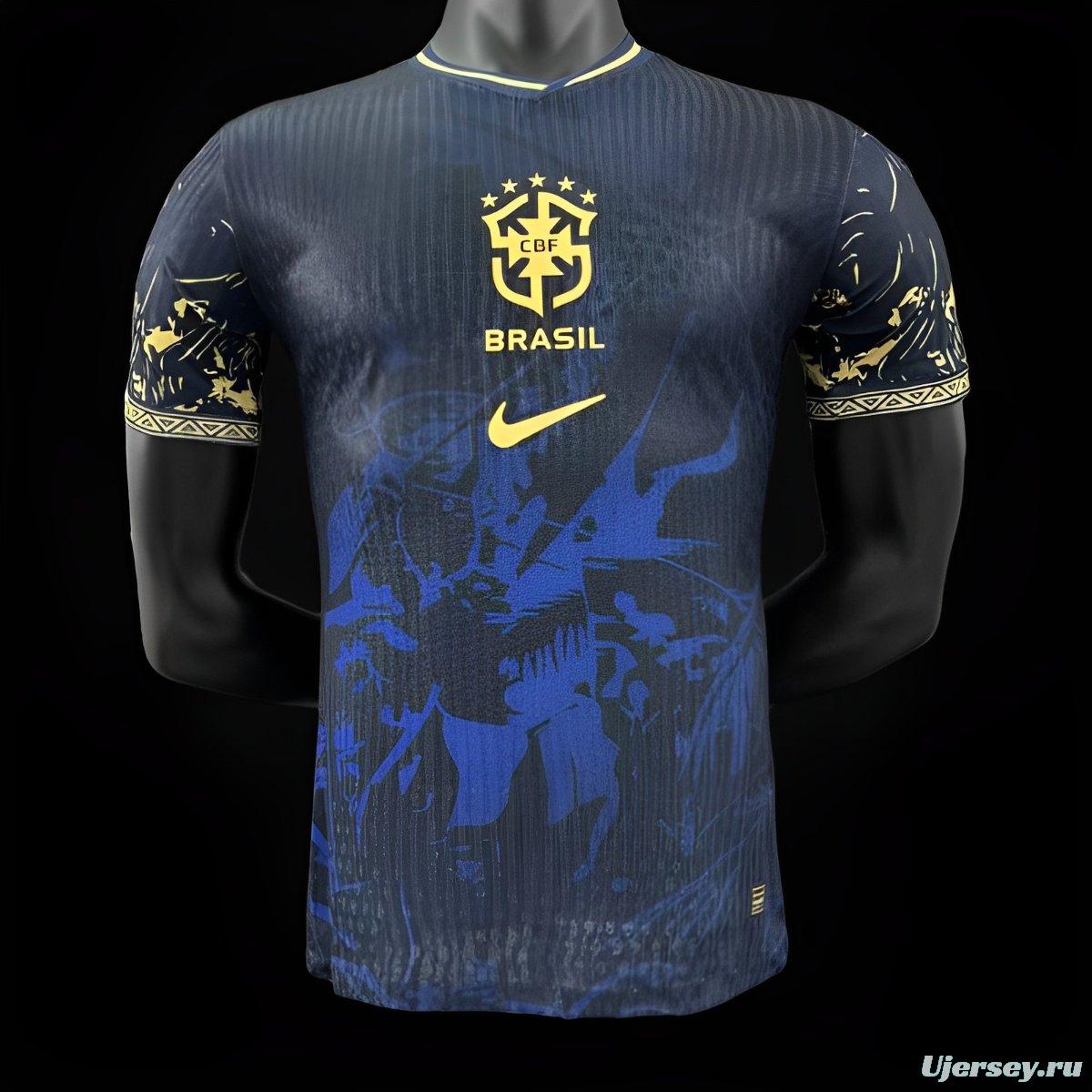 Player Version 2024 Brazil Navy Special Jersey