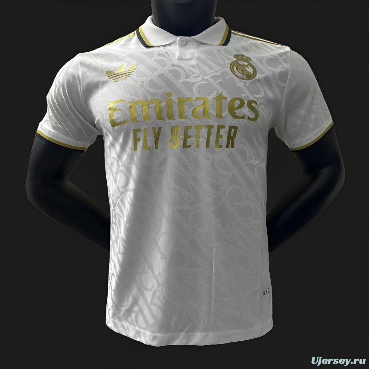 Player Version 24/25 Real Madrid White Special Pre-Match Jersey