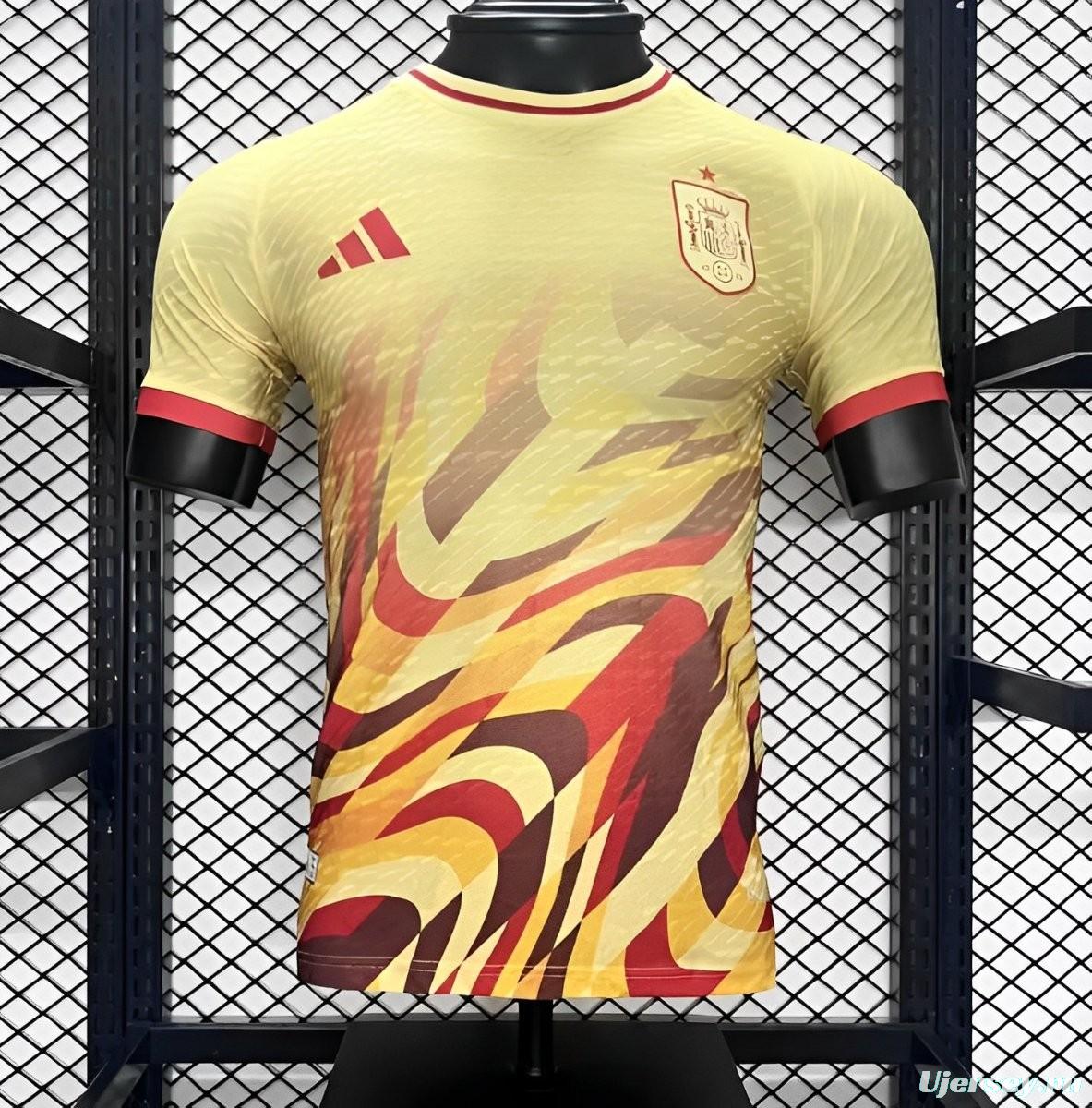 Player Version 2024 Spain Yellow Special Jersey
