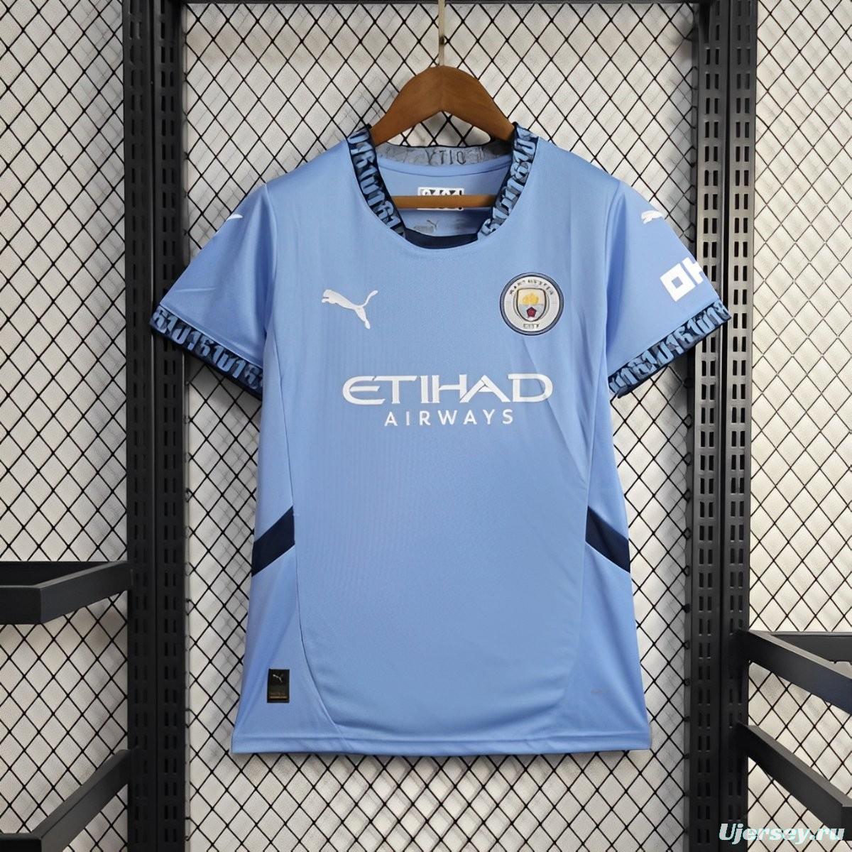 24/25 Women Manchester City Home Jersey