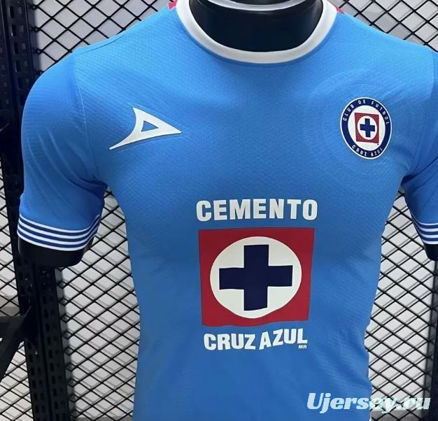 Player Version 24/25 Cruz Azul Home Jersey