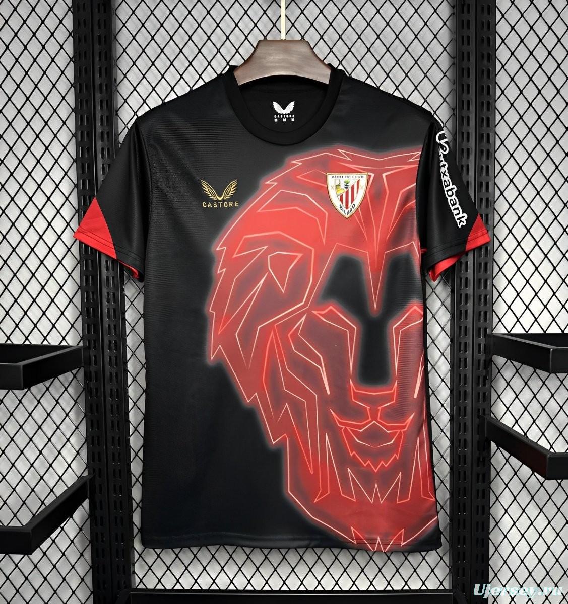 24/25 Sevilla Black/Red Pre-Match Special Jersey