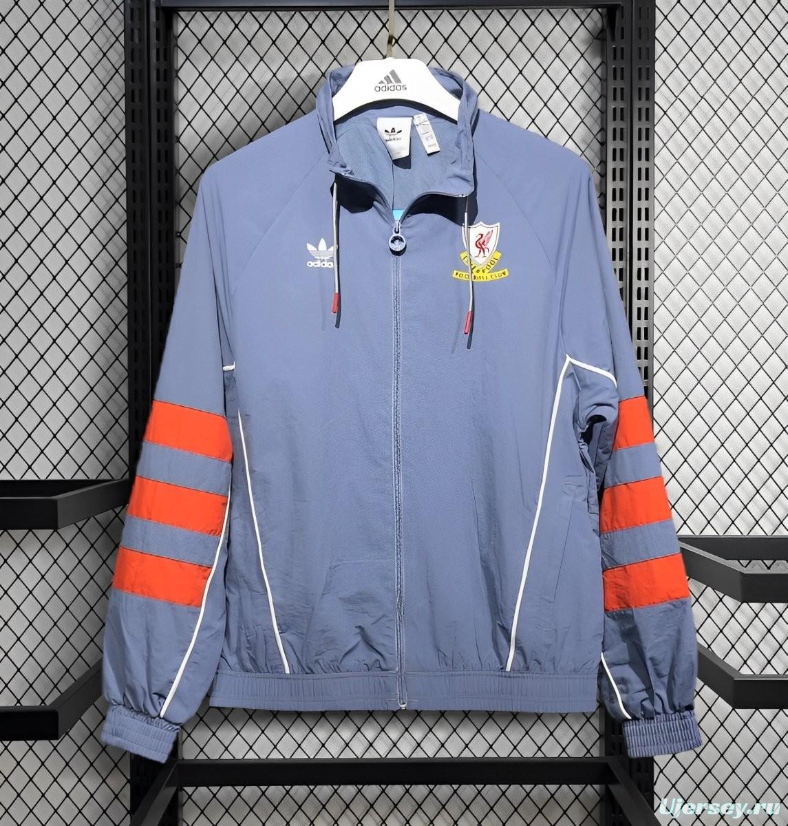 24/25 Liverpool Blue Windbreaker