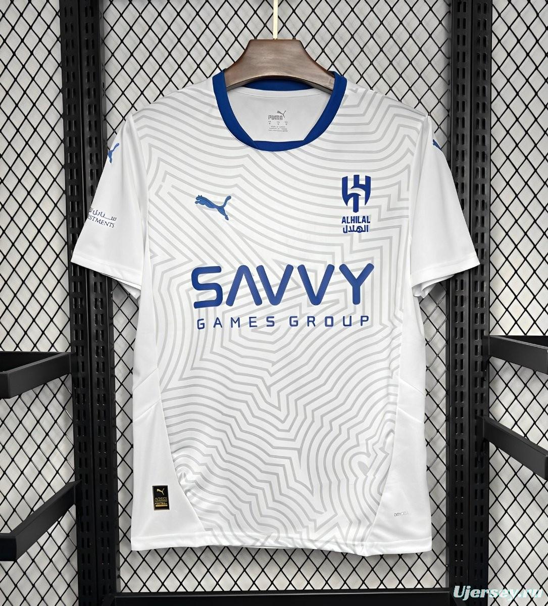 24/25 Al Hilal SC Away White Jersey